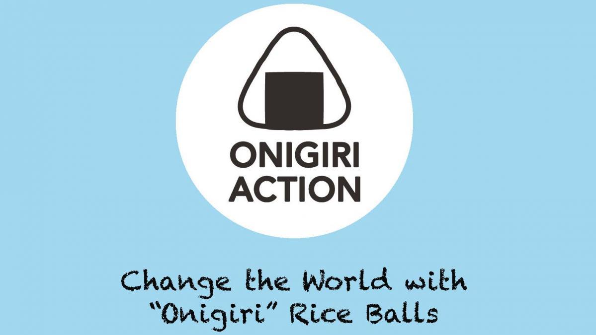 Blue banner with Onigiri Action logo.